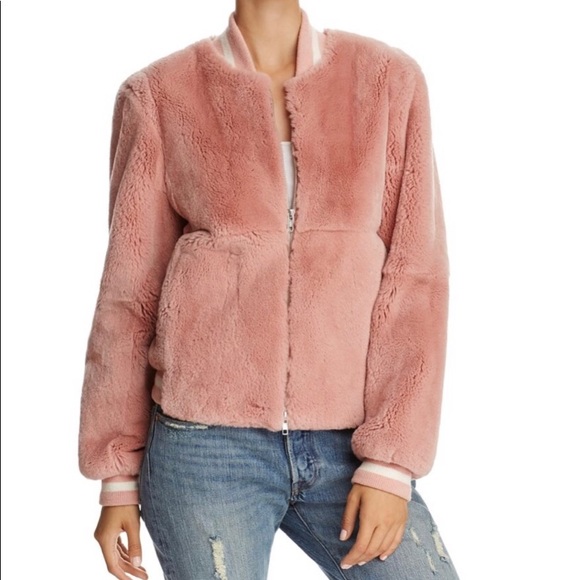 NWOT Elizabeth & James Rabbit Fur Jacket,S - Picture 6 of 8